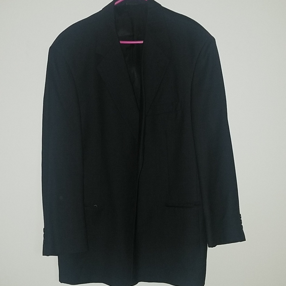 Men's black suit jacket